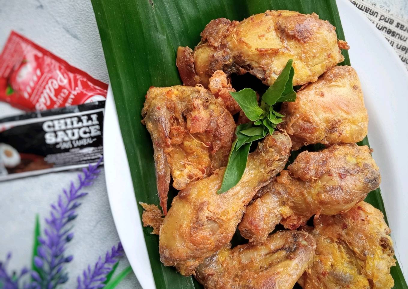 Ayam Goreng Balut Telur