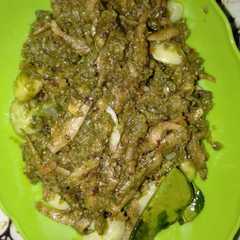 รูปของ Sambal ijo teri jengki