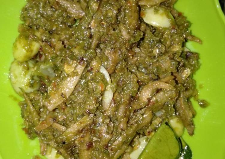 Sambal ijo teri jengki