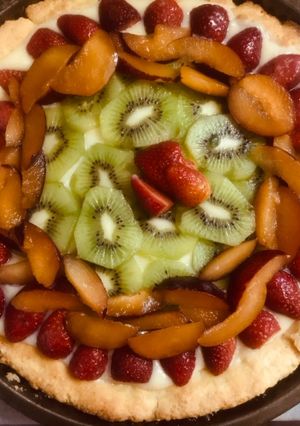 Una foto de Tarta de frutas 🍇
