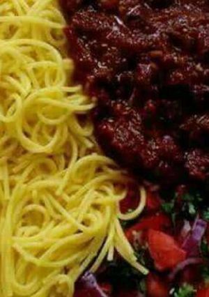 A picture of Boiled spaghetti.