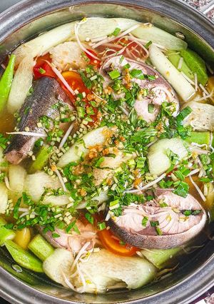 Hình của món Canh chua cá cam.