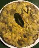 Tortilla de patata con alcachofas