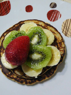 Una foto de Hot cakes de avena