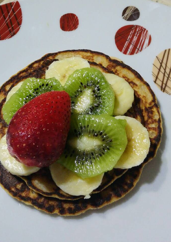 Una foto de Hot cakes de avena