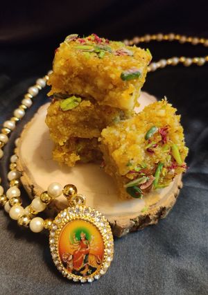 A picture of The yellow burfi.