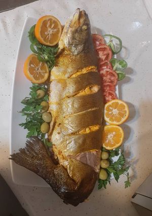 عکسی از دستور ماهی شکم پر🐟🐟🍃🌱