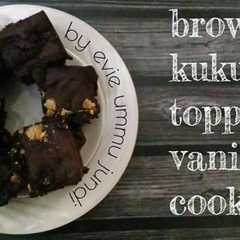 Brownies kukus choco lava topping vanilla cookies রেসিপির প্রধান ছবি