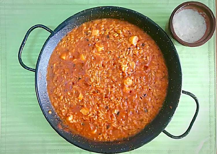 Arroz a banda Vegano
