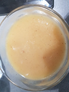 Una foto de Compota de manzanas, peras con edulcorante y canela, en Thermomix