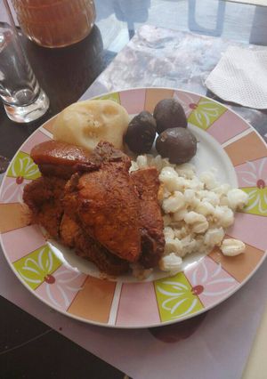 Una foto de Fritanga de cerdo
