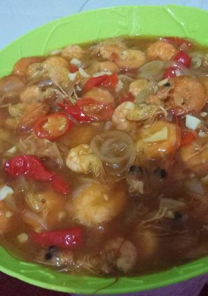 Foto resep Udang asam manis pedas