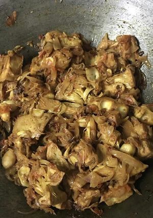 A picture of Kathal fry.