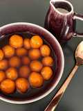 Kolak Biji Salak - Sweet potato balls in palm sugar syrup and coconut milk