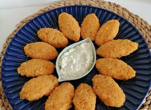 Foto principal de Kibbeh de lentejas rojas, bulgur y calabaza