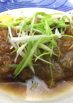 鳳梨果醬蒸扁鱈【大比目魚】 的食譜成品照片