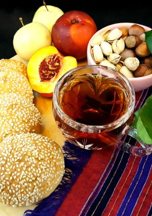 عکسی از دستور کلوچه کشمشی با آردبرنج