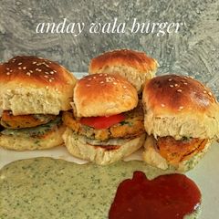 A picture of Daal Anda Bun Kabab.