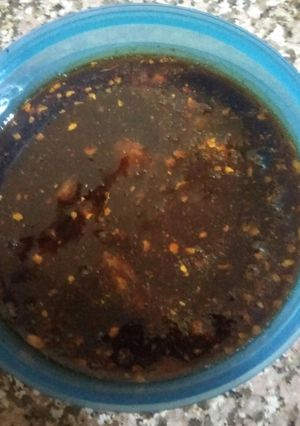 A picture of Tamarind chutney.