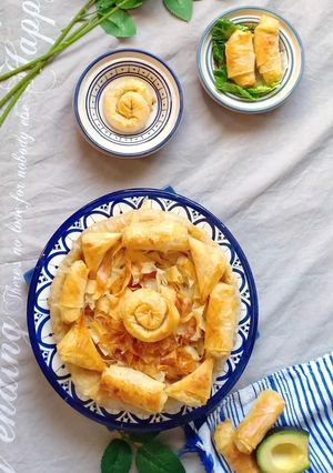 Une photo de Pastilla poissons et fruits de mer