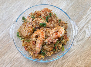燕麥麥片蝦 的食譜成品照片