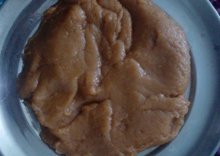 Wheat flour halwa