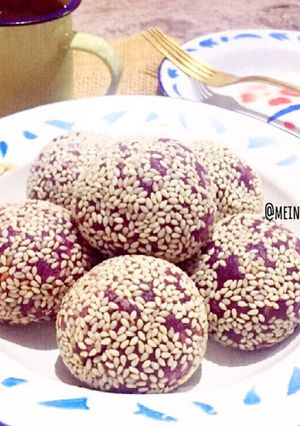 Foto resep Onde Ubi Ungu / Sesame Ball