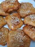 Rghayef con miel para fiestas del eid
