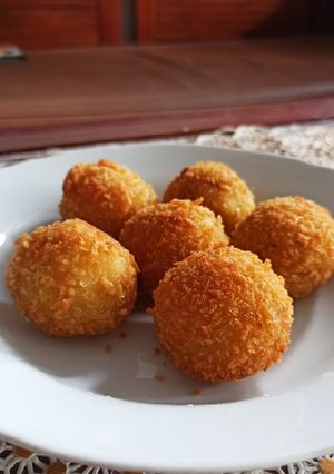 Foto resep 3. Bola Ubi Kuning Krispy