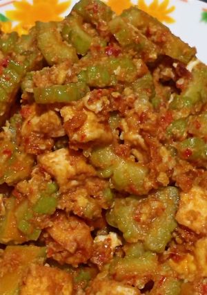 Foto resep Paria Tumis Tahu Telur