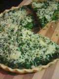 كيش السبانخ بعجينة بريزي ولا اروع quiche aux épinards😋