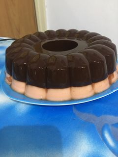 Foto resep Puding Agar2 Oreo Pink Cokelat