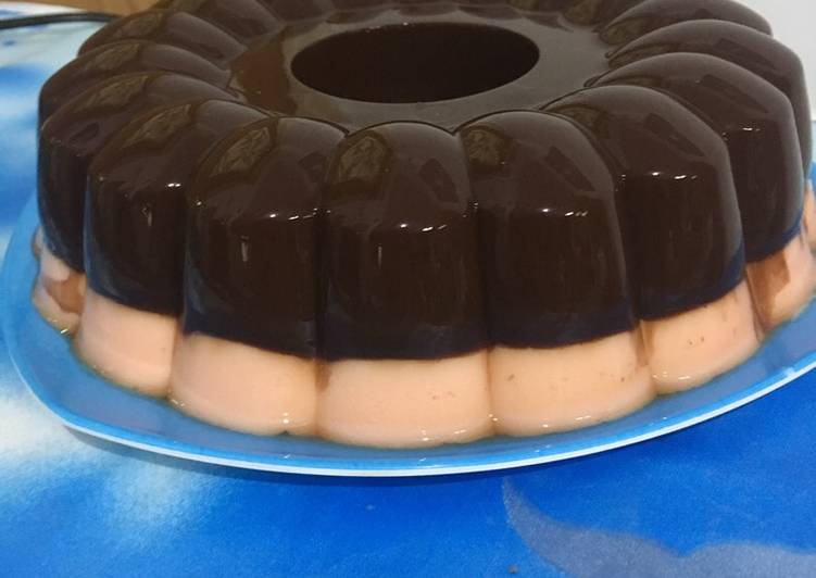 Puding Agar2 Oreo Pink Cokelat