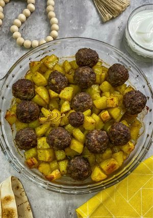 صورة لوصفة كفتة اللحم مع البطاطا