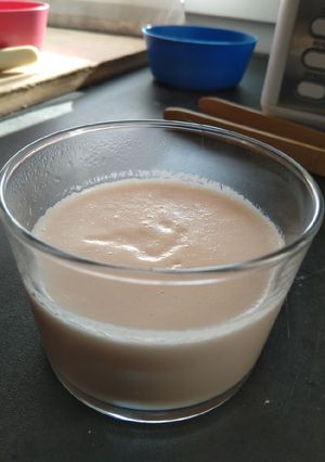 Une photo de Panna cotta fraise tagada