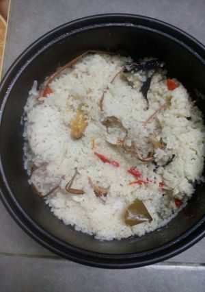 Foto resep Nasi liwet sunda ricecooker simple dan nyami