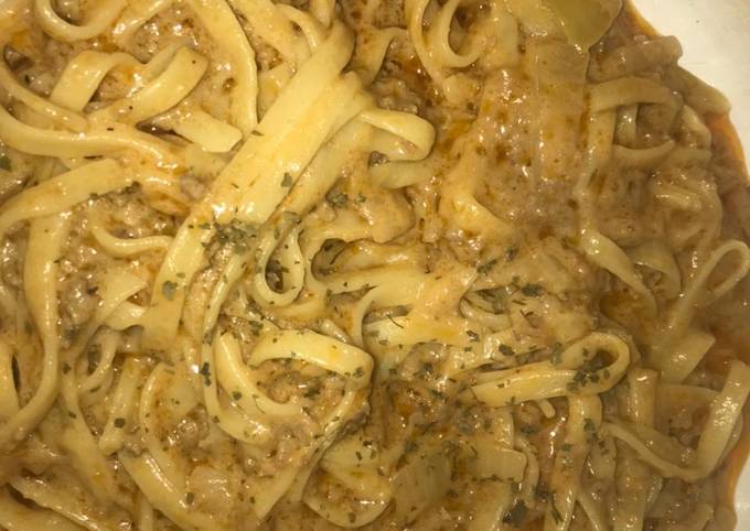 Resep Fettucini Creamy Bolognese Oleh Ayu Putri Cookpad