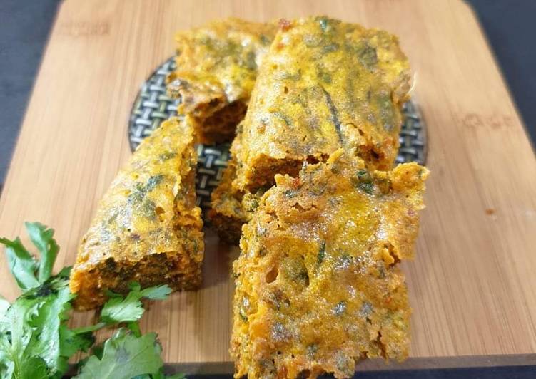 Simple Way to Make Award-winning Palak dhokla