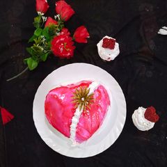 A picture of Red velvet cake.