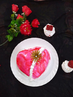 A picture of Red velvet cake.