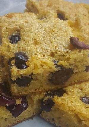 Meggyes (zsemlemorzsás) lepény recept fotója