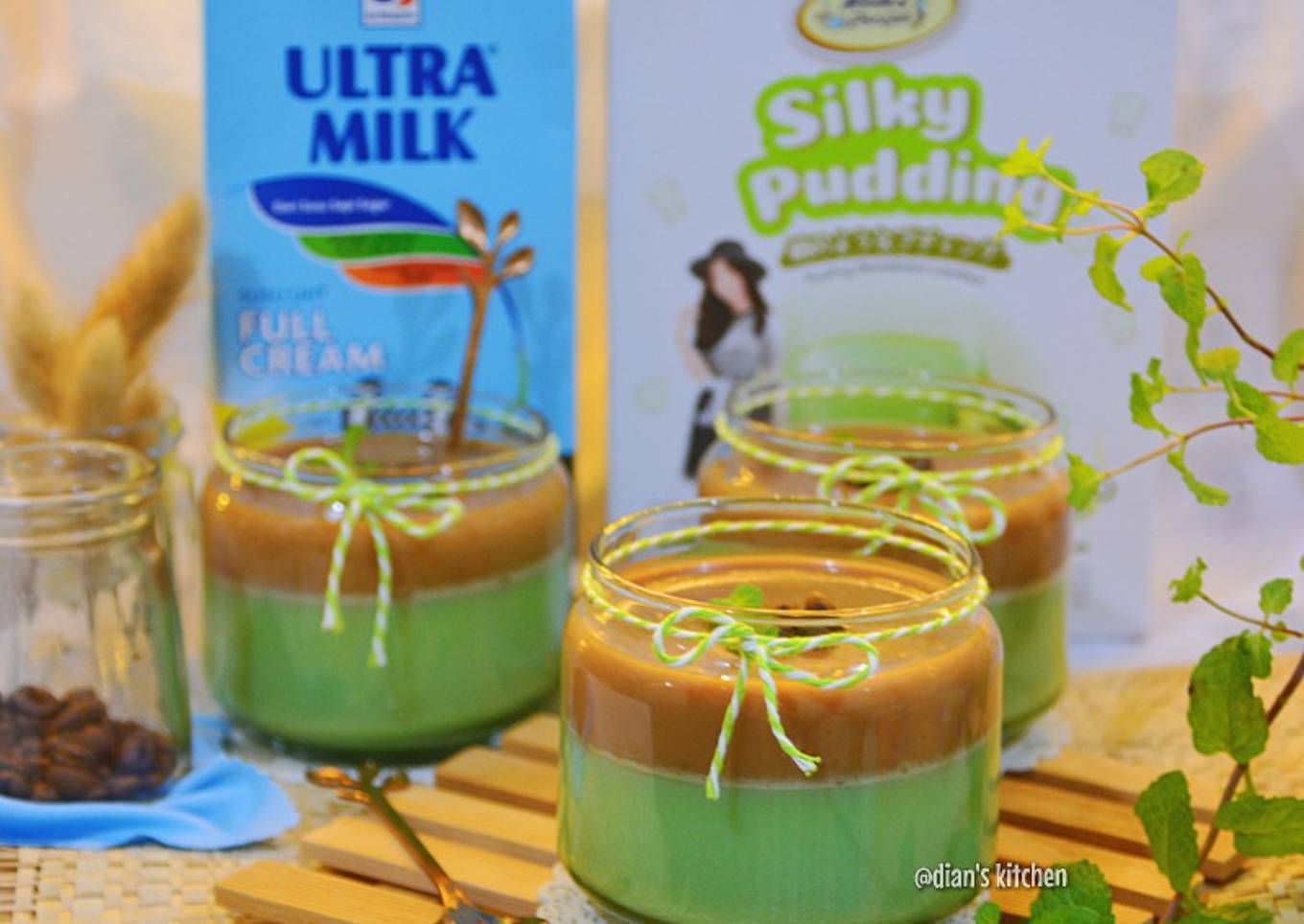 Silky Puding Avocado Coffee