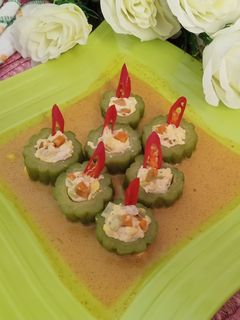 Foto resep 🥗Pare isi kuah kari🥗