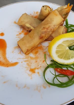 Foto resep Fried chinnese spring roll