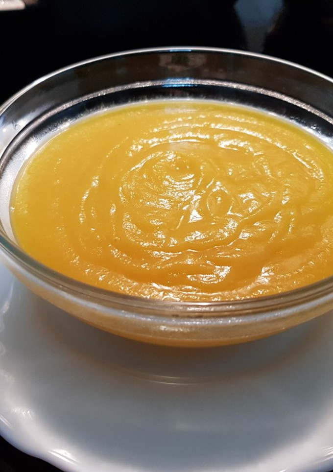 Una foto de Puré de calabaza