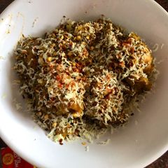 A picture of Masala cheese pav.