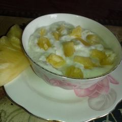 A picture of Pineapple raita.