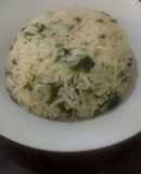Delicioso arroz verde
