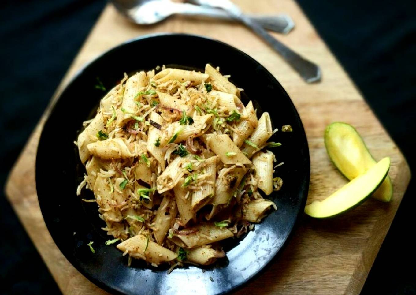 Raw mango pasta biryani
