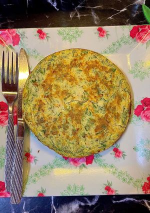 صورة لوصفة فطيرة بيض بالبطاطس صحية 🥔🥚 #دايت
